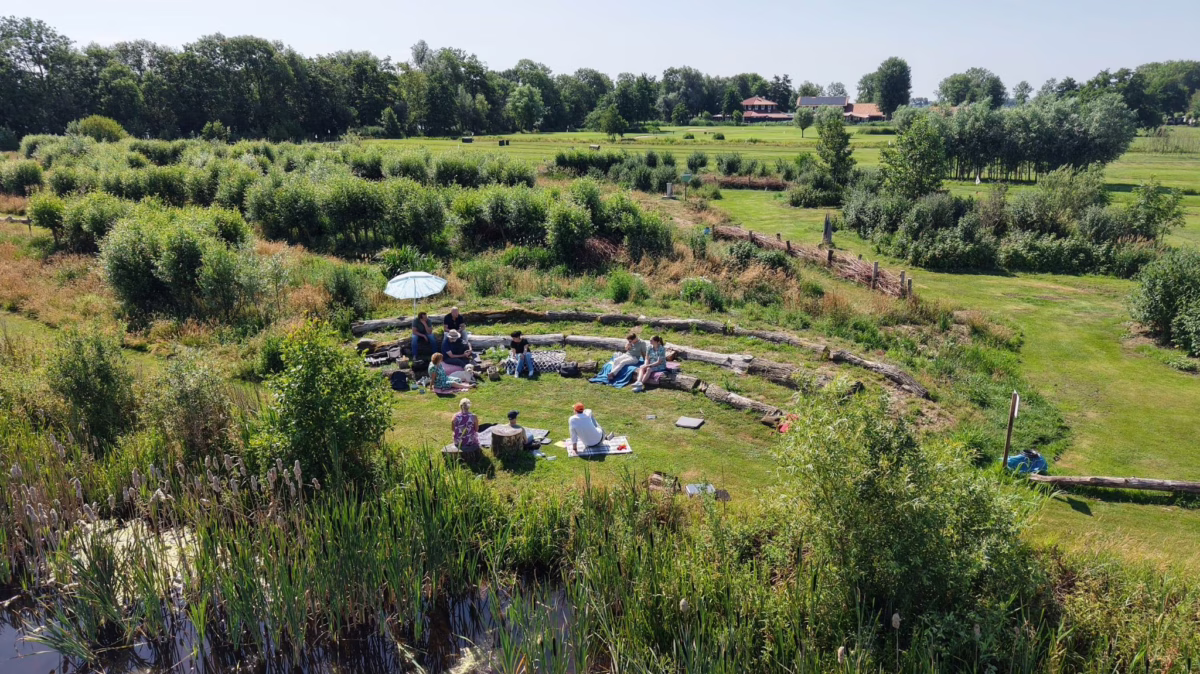 Amfitheater - vergaderen in het Groene hart bij Buitenplaats Kameryck