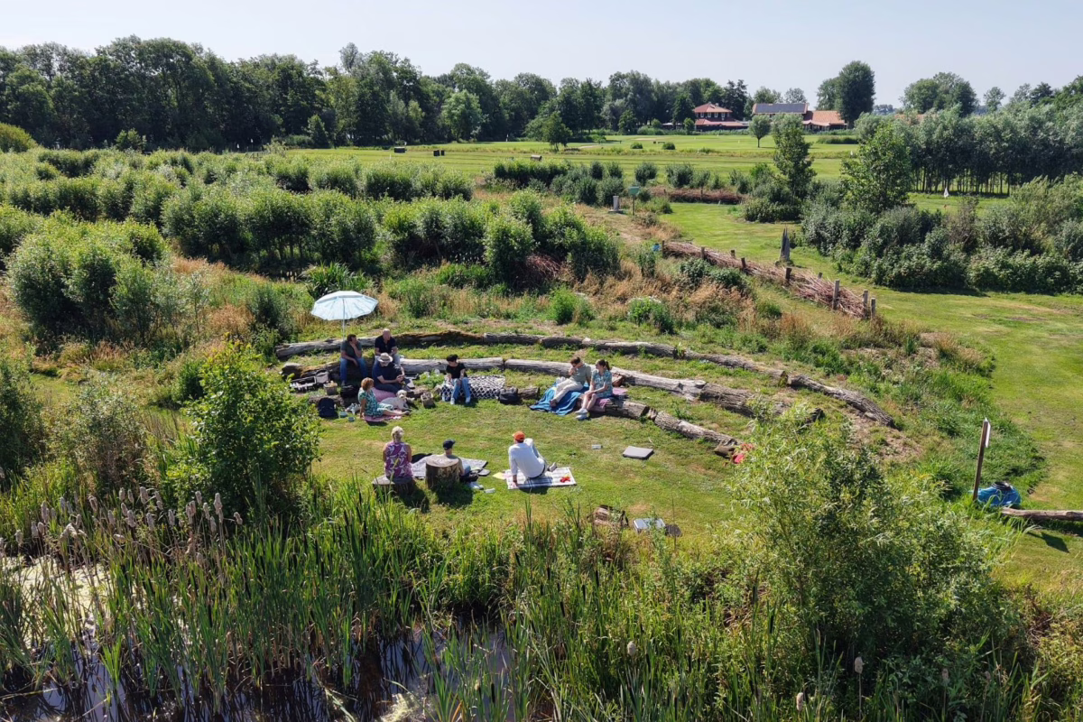 Amfitheater - vergaderen in het Groene hart bij Buitenplaats Kameryck