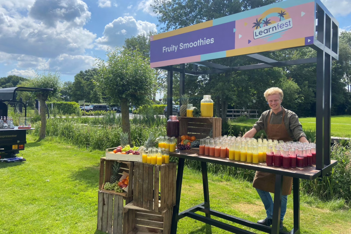 Foodstand festival terrein bij Buitenplaats Kameryck