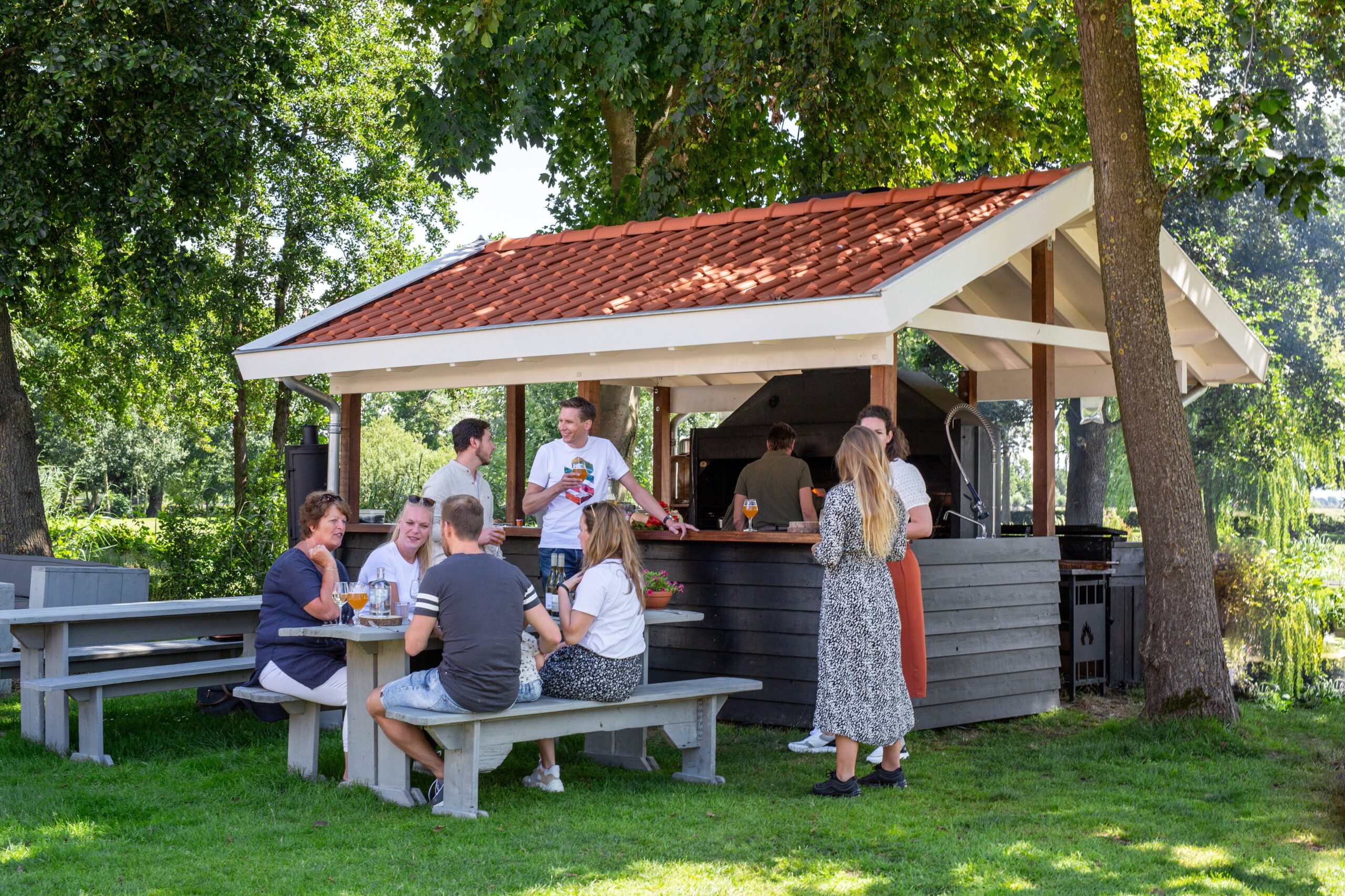 Borrel bij de braai van Buitenplaats Kameryck